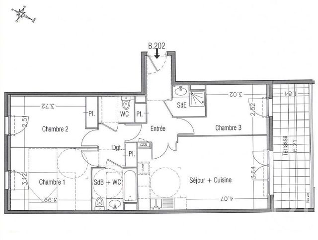 Afficher la photo en grand Appartement à vendre - 4 pièces - 75.15 m2 - MOUGINS - 06 - PROVENCE-ALPES-COTE-D-AZUR - Century 21 Coast And Country