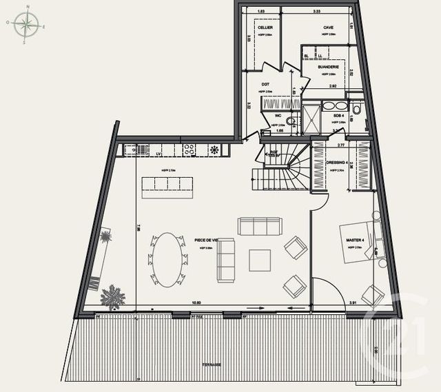 maison à vendre - 6 pièces - 237.0 m2 - MOUGINS - 06 - PROVENCE-ALPES-COTE-D-AZUR - Century 21 Coast And Country